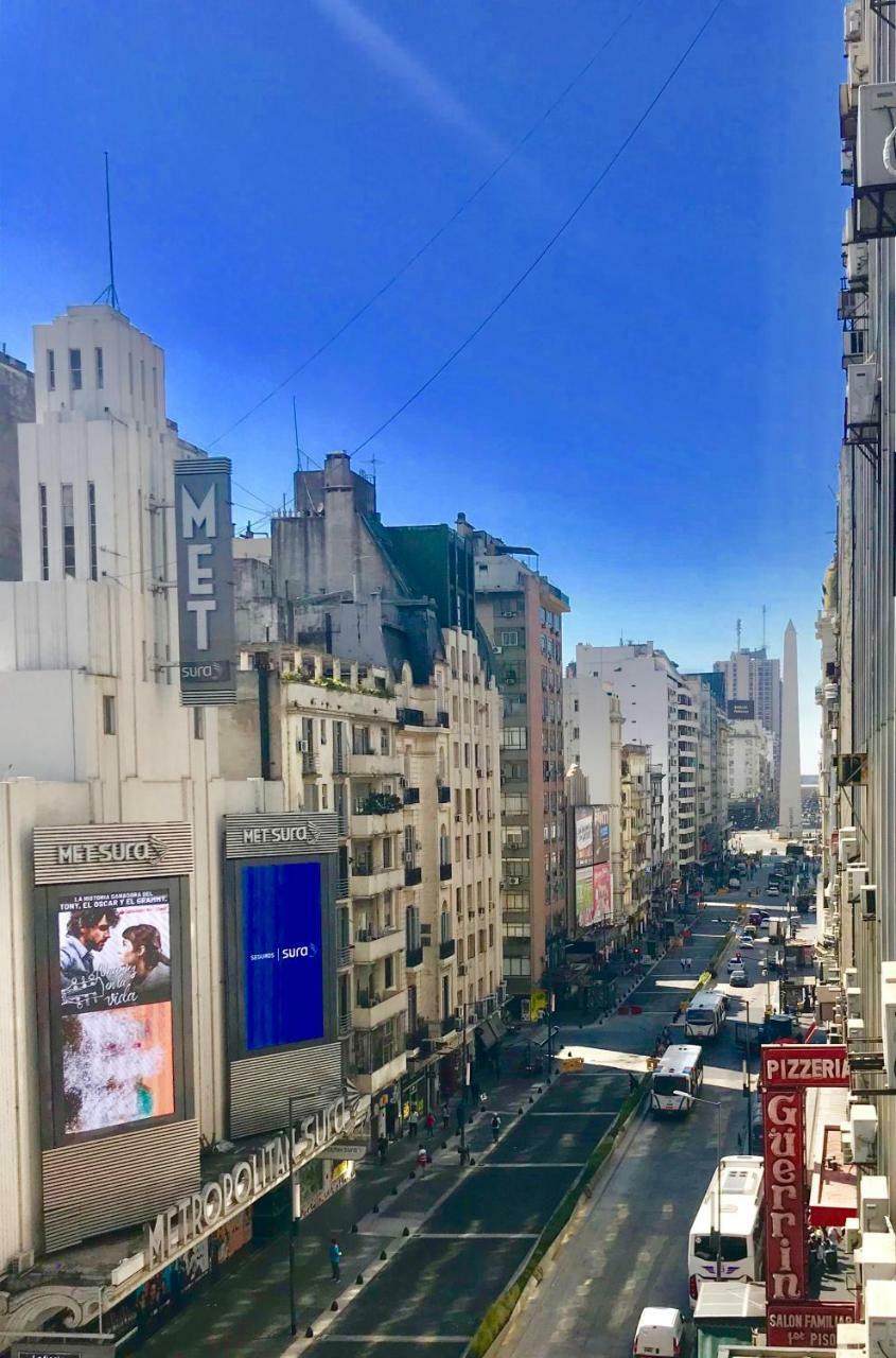 Estilo Y Comodidad En Av Corrientes, Departamento Con Estacionamiento Para Autos Buenos Aires Esterno foto